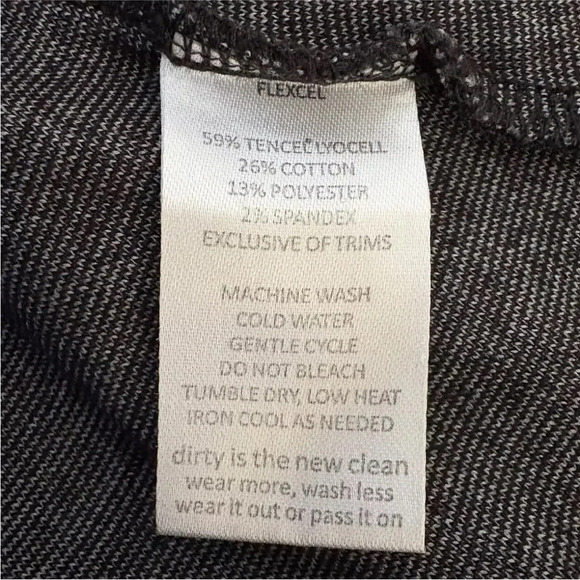 Horny Toad Gray Tomboy Faux Wrap Long Sleeve Dress Womens Size Medium (444) - Picture 3 of 4